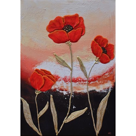 Poppies in the wind 1